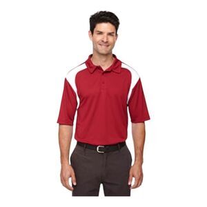 Ashe Xtream Men’s Red/White Regular Fit Eperformance Colorblock Polo Shirt XXL